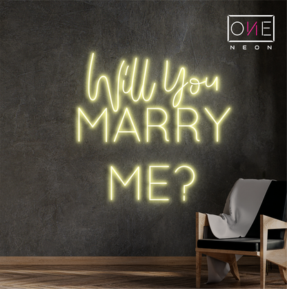 Will You Marry Me? Led Neon Sign