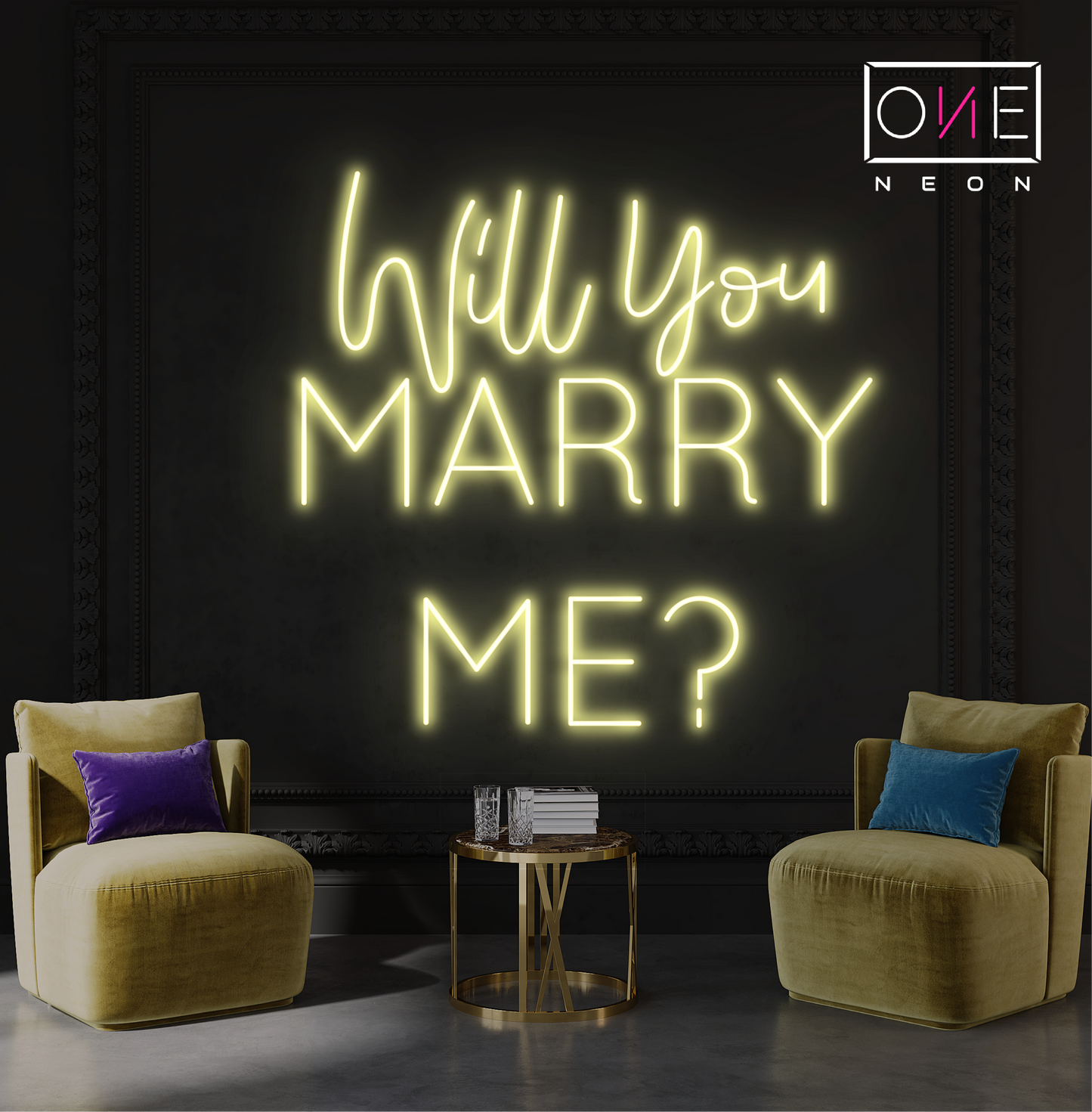 Will You Marry Me? Led Neon Sign