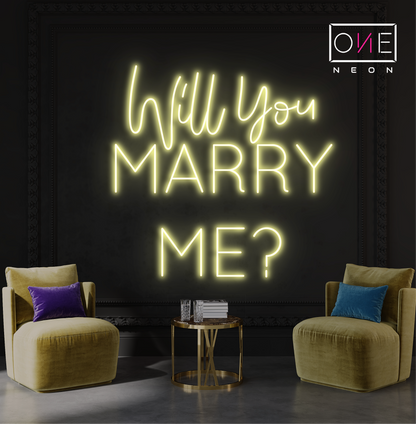 Will You Marry Me? Led Neon Sign