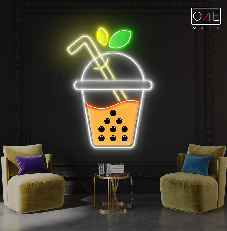 Enseigne au néon à LED Sweet Boba Sip 