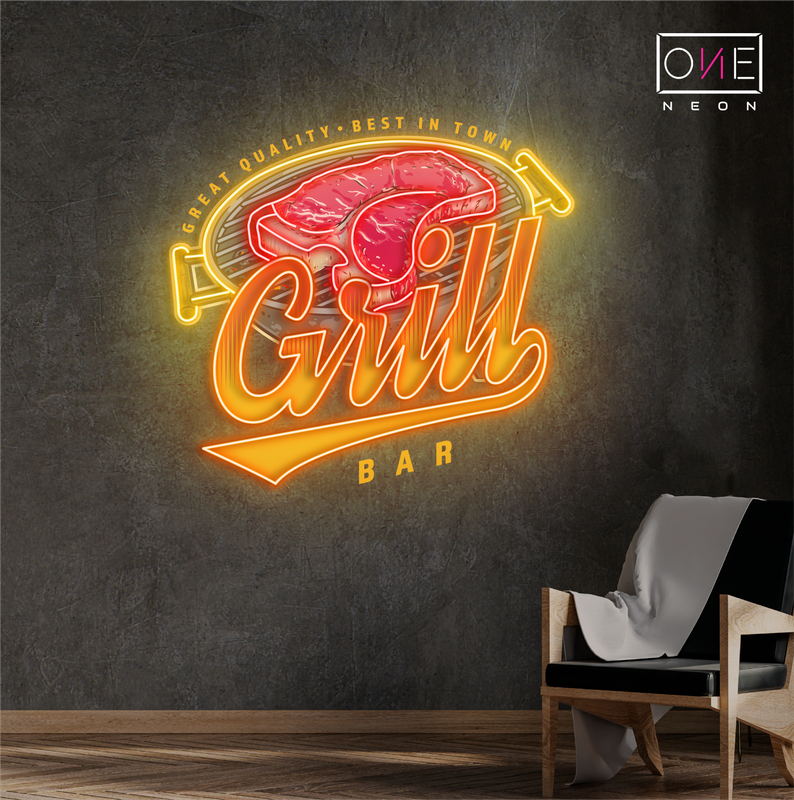 Grill Bar Artwork Led Neon Sign