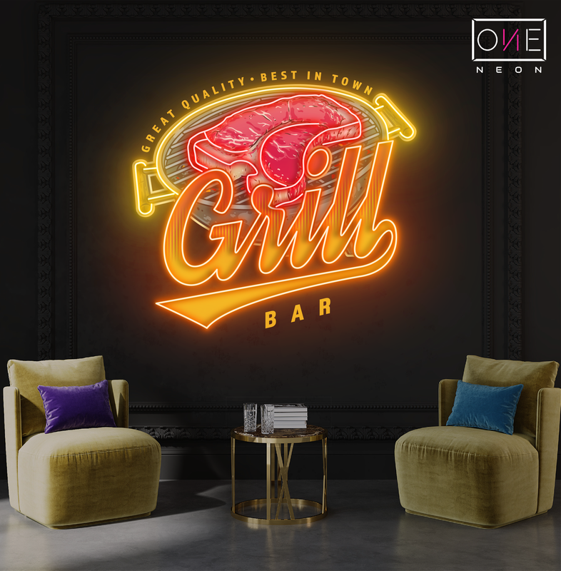 Grill Bar Artwork Led Neon Sign