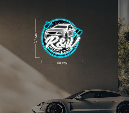 R&W AUTOMOTIVE DETAILLING  | LED Neon Sign