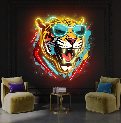 Cool Tiger Artwork Led Neon Sign