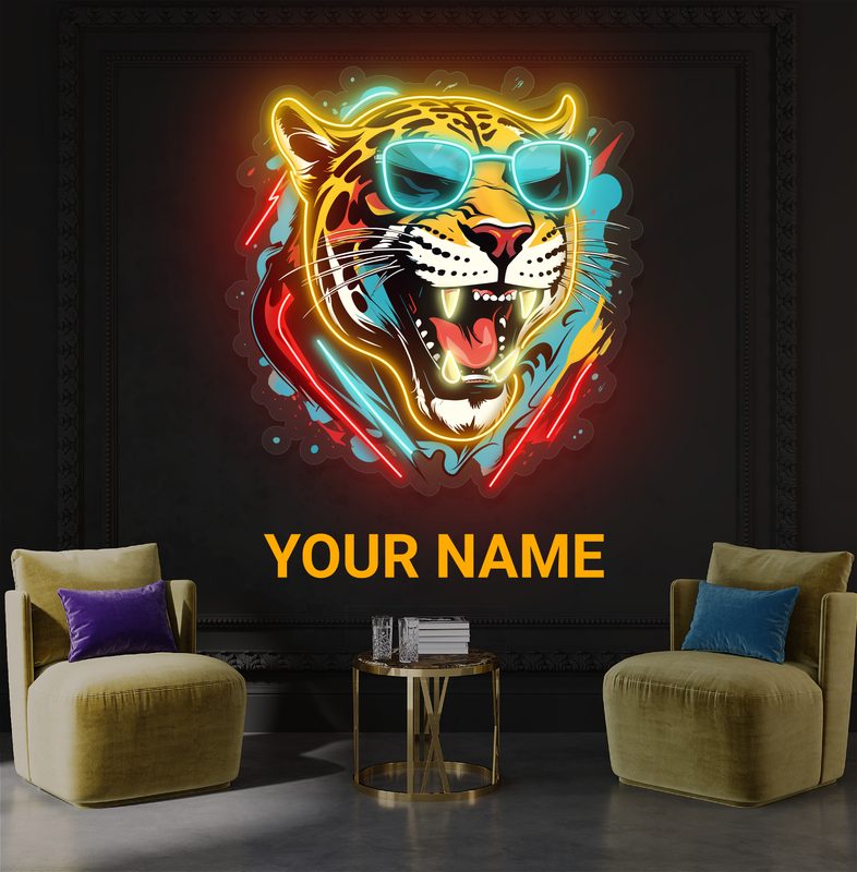 Cool Tiger Artwork Led Neon Sign