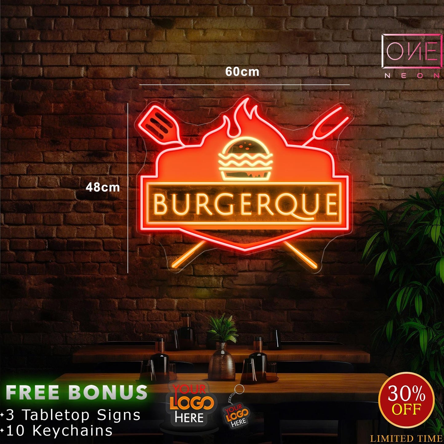 BURGERQUE | LED Neon Sign