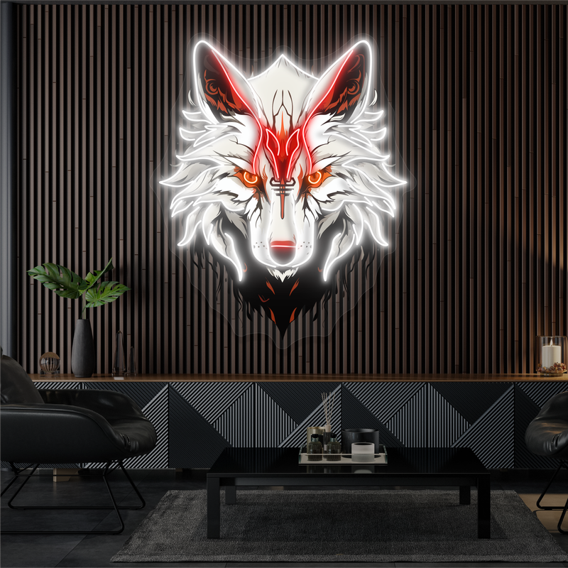 Spirit of the Wolf Artwork Led Neon Sign