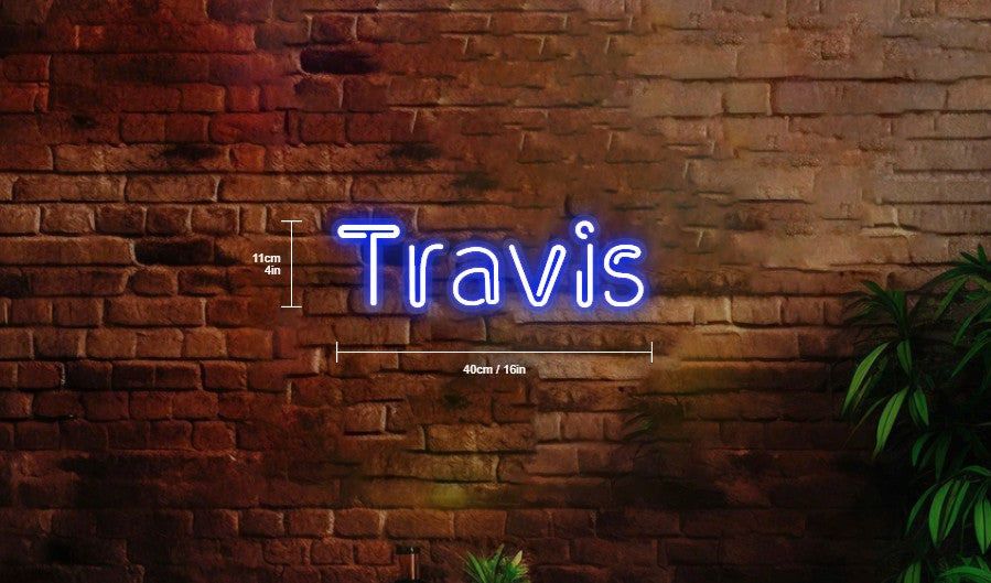 Travis | LED Neon Sign
