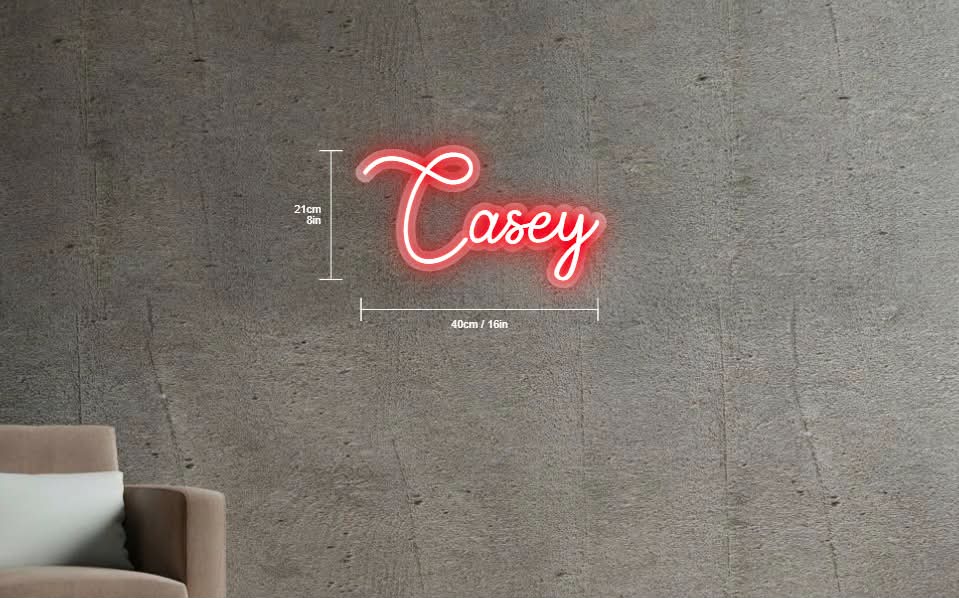 Casey | LED Neon Sign (RGB)