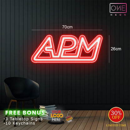 APM logo | LED Neon Sign