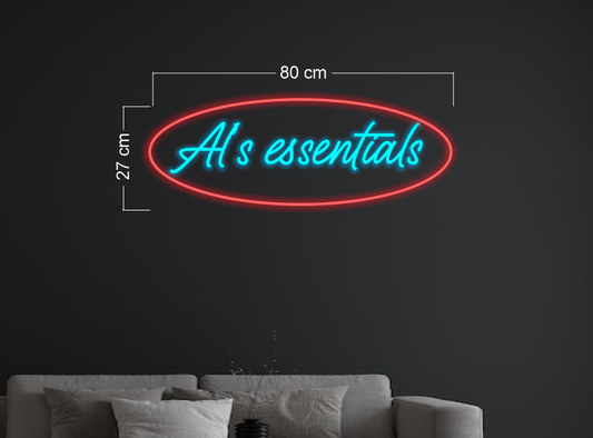 Enseigne au néon LED personnalisée pour entreprise 