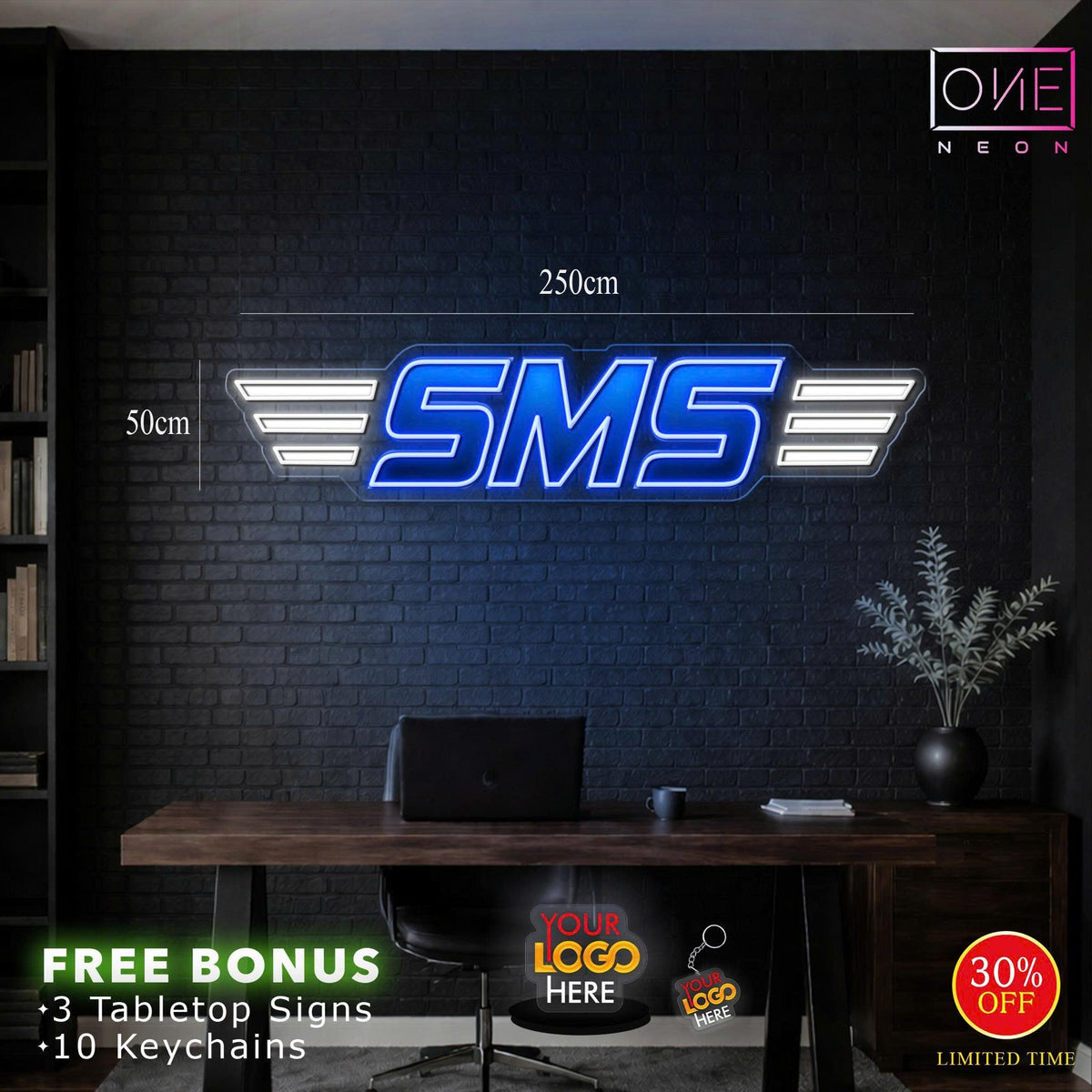 SMS | LED Neon Sign (waterproof)