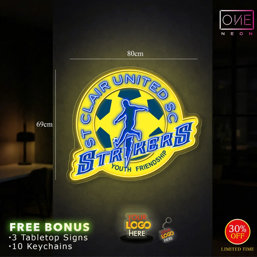 ST CLAIR UNITED SC | LED Neon Sign