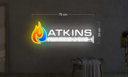 ATKINS PUMBLING & GAS PTY LTD | LED Neon Sign