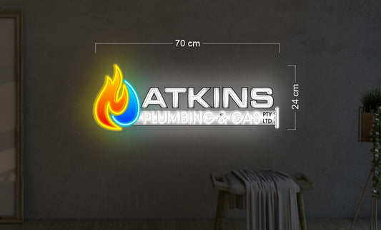 ATKINS PUMBLING & GAS PTY LTD | LED Neon Sign