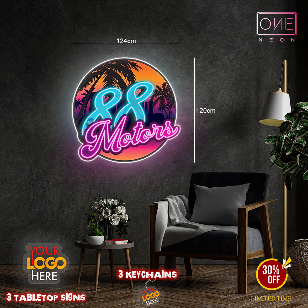 Enseigne au néon LED personnalisée pour entreprise 