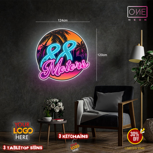 Enseigne au néon LED personnalisée pour entreprise 