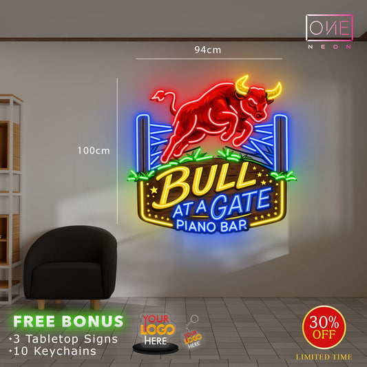 BULL at the Gate | LED Neon Sign