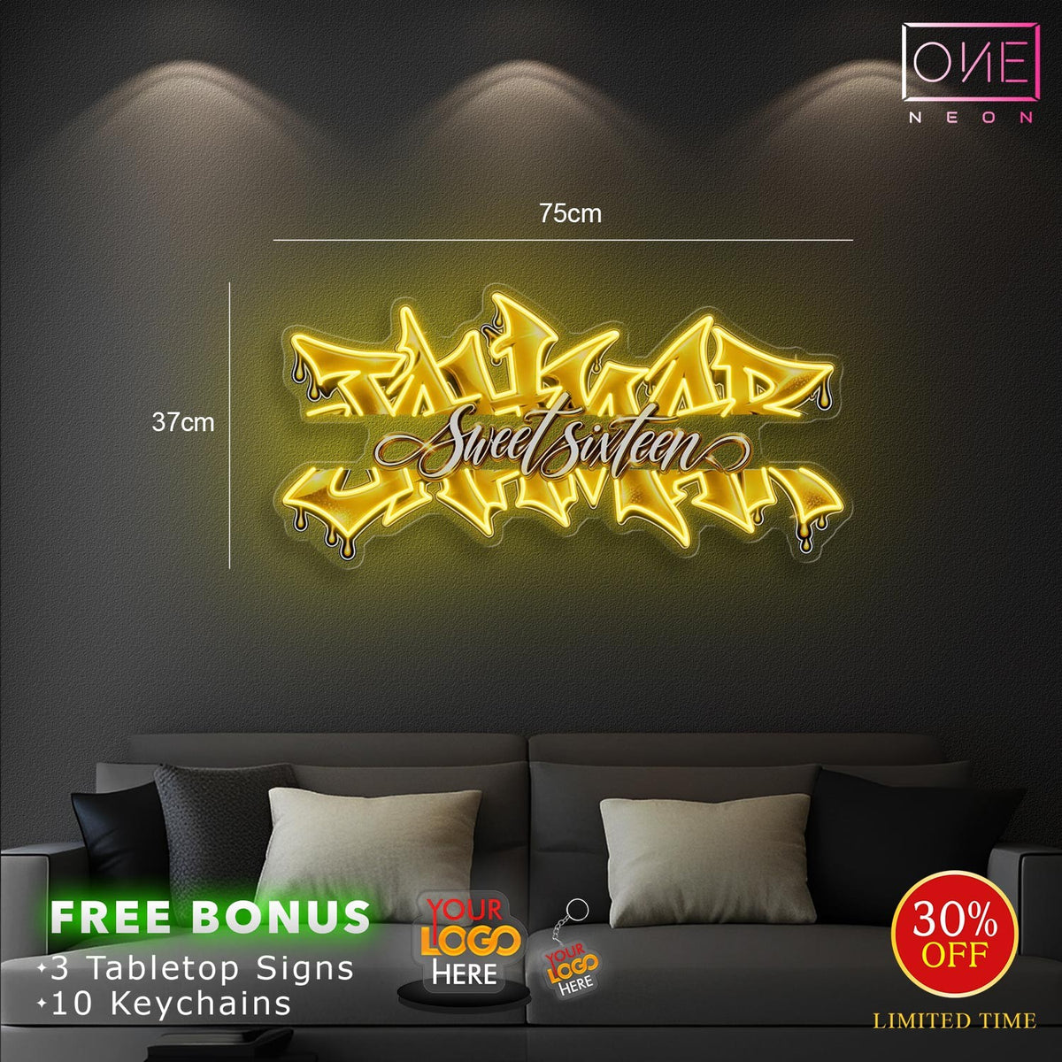 Sweet sixteen | LED Neon Sign