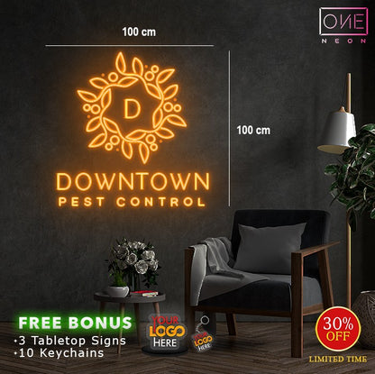 DOWNTOWN PEST CONTROL | LED Neon Sign