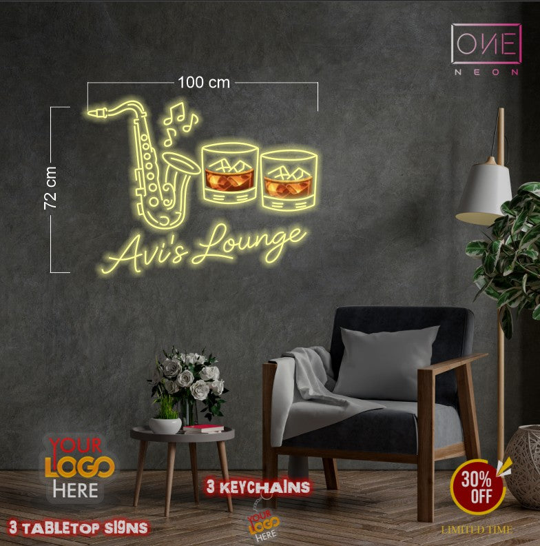 AVI'S LOUNGE | LED Neon Sign