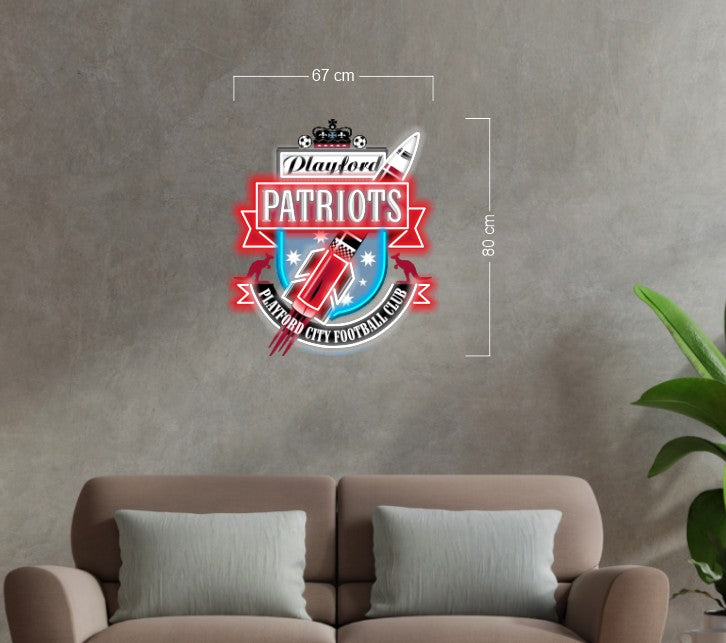 Playford Patriots | LED Neon Sign