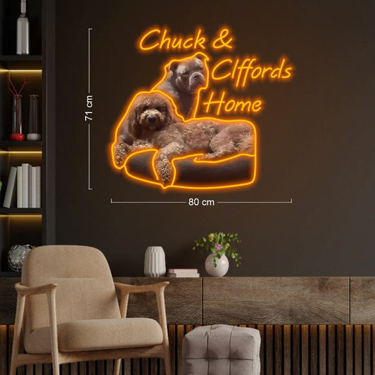 Enseigne au néon LED personnalisée pour entreprise 