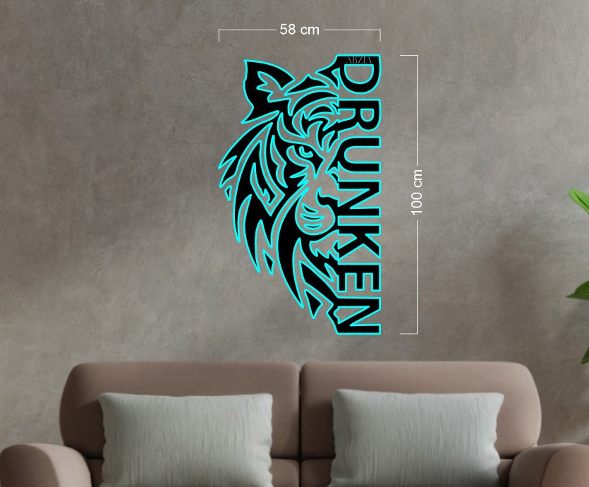 DRUNKEN LOGO | LED Neon Sign (RGB sign)