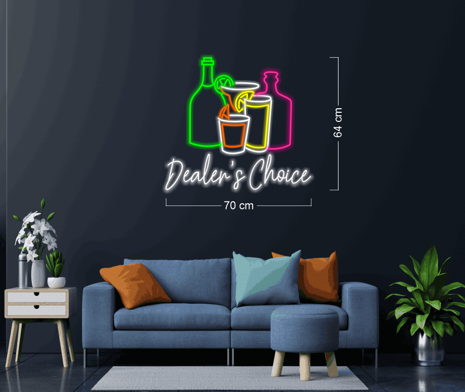 Dealer’s Choice | LED Neon Sign