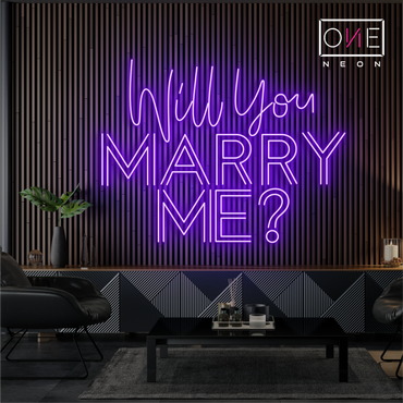 Will You Marry Me? Led Neon Sign