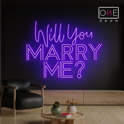 Will You Marry Me? Led Neon Sign