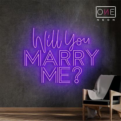 Will You Marry Me? Led Neon Sign