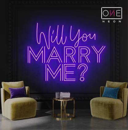 Will You Marry Me? Led Neon Sign