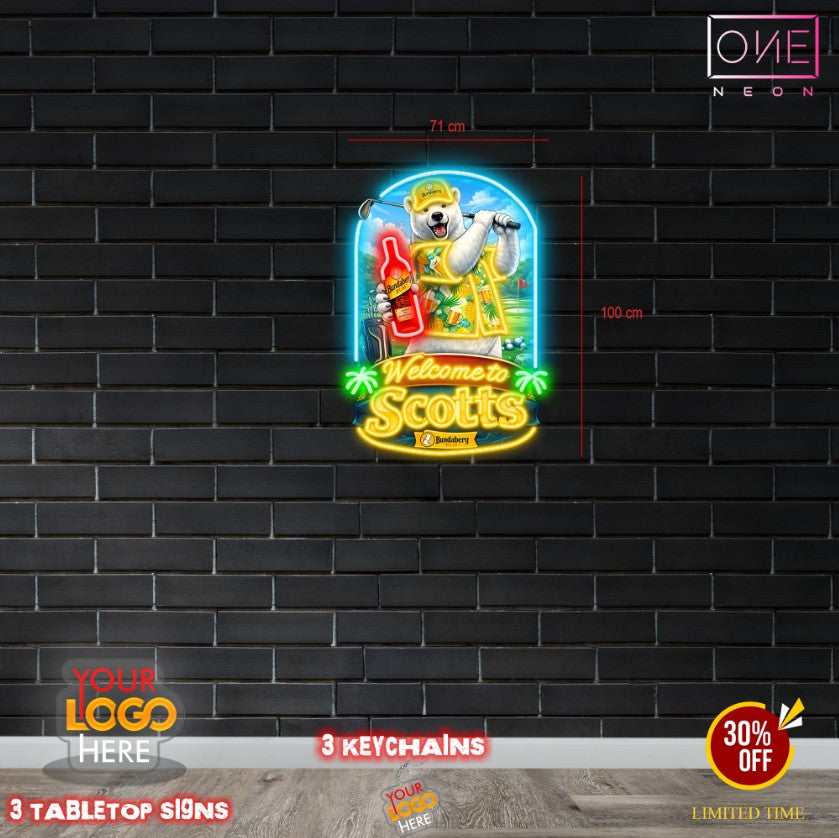 Enseigne au néon LED personnalisée pour entreprise 