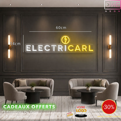 Enseigne au néon LED personnalisée pour entreprise 
