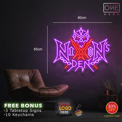NIXON'S DEN | LED Neon Sign