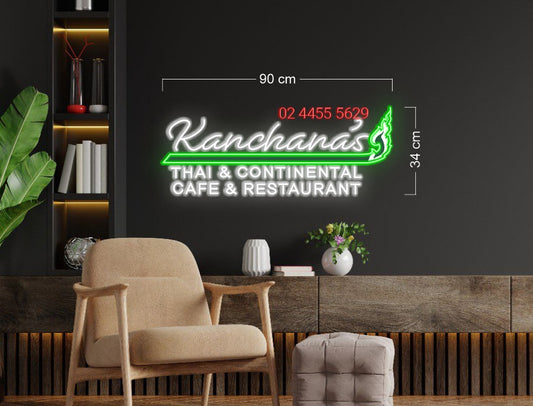 Enseigne au néon LED personnalisée pour entreprise 