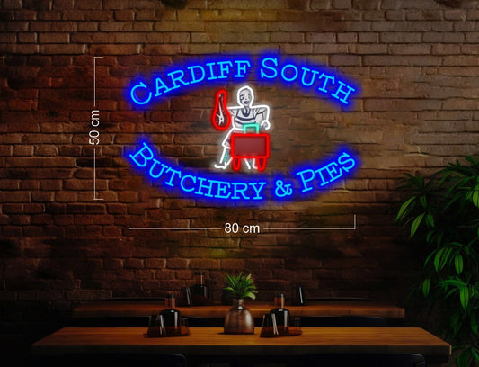 CARDIFF SOUTH | LED Neon Sign