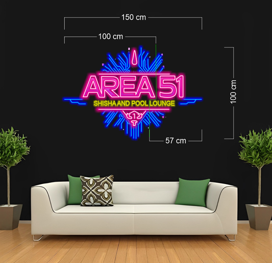 Enseigne au néon LED personnalisée pour entreprise 
