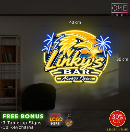 Linky's Bar | LED Neon Sign