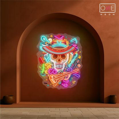 Day Of The Dead Artwork Led Neon Sign