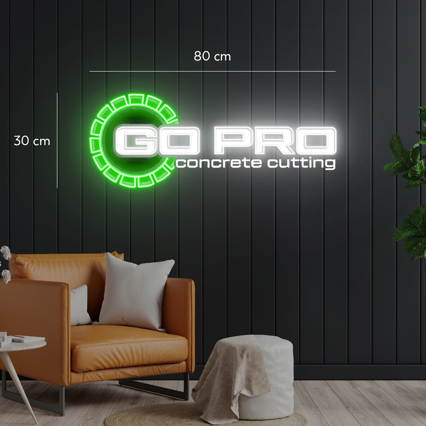 GO PRO CONCRETE CUTTING | LED Neon Sign