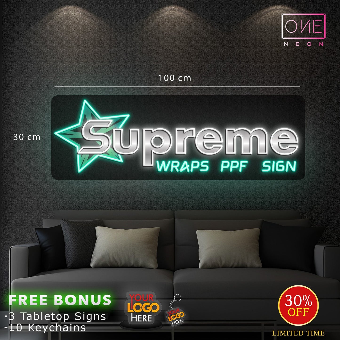 SUPREME | LED Neon Sign