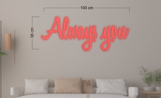 Enseigne au néon LED personnalisée pour entreprise 