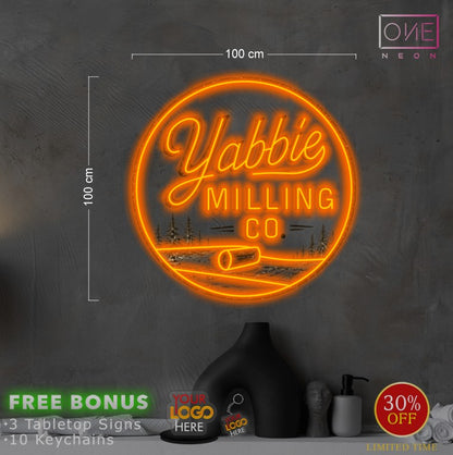 Yabbie Milling Co | LED Neon Sign