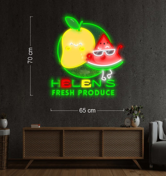 FRESH PRODUCE | LED Neon Sign (3 signs)
