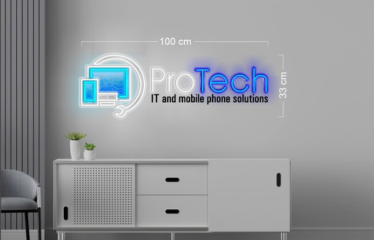 Enseigne au néon LED personnalisée pour entreprise 