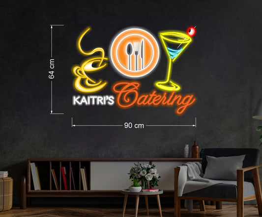 KAITRI'S CATERING (waterproof) | LED Neon Sign