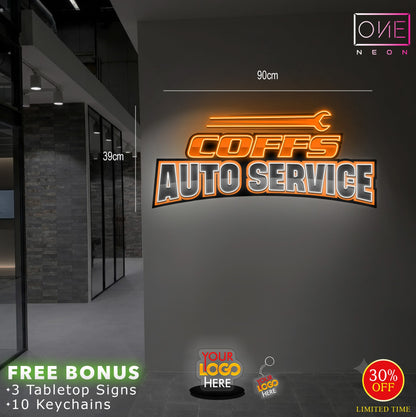 COFFS AUTO SERVICE | LED Neon Sign