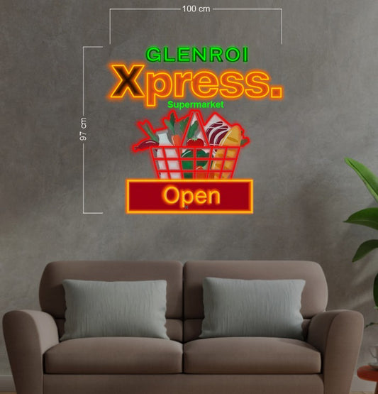 Enseigne au néon LED personnalisée pour entreprise 